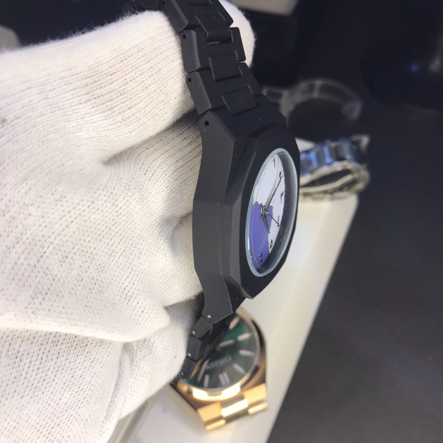 Black Arabic Aura Watch Luxury Premium Box