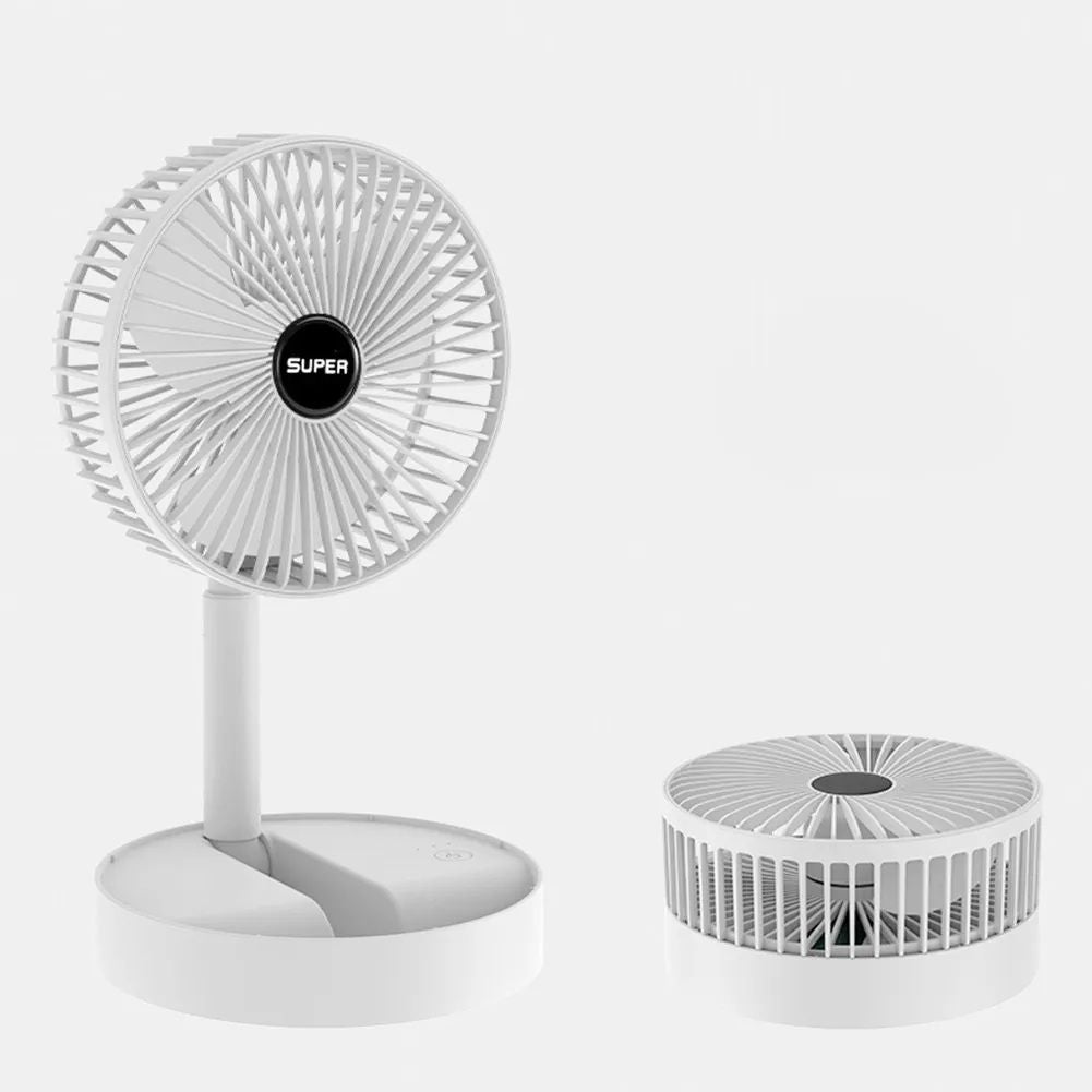 Rechargeable mini folding fan